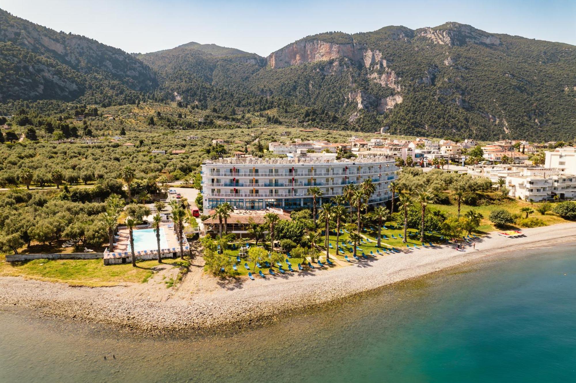 Hotel Sissy Kamena Vourla Bagian luar foto